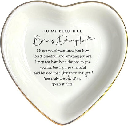 Daughter In Law Gift, Ring Dish, Stepdaughter Gift, Future Daughter Gift, Daughter In Law Present, Daughter In Law Birthday Gift, Future Daughter Gift From Parents In Law, Stepmother Stepdad
