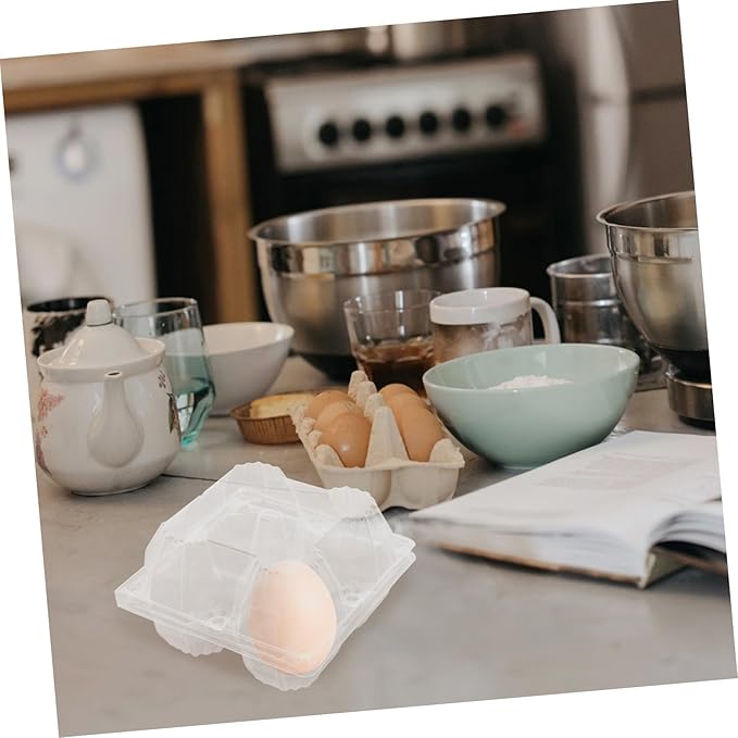 6pcs Goose Egg Packaging Box Reusable Egg Cartons Bulk Storage and Refrigertor for Bulk Orders
