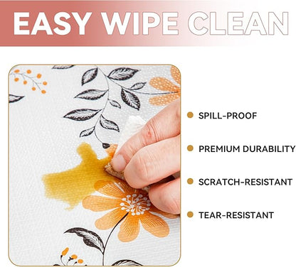 Shelf Liner, Non Adhesive Daisy Floral Printed Cabinet Liner for Pantry Drawer, Strong Grip Non Slip, Shelf Liners for Kitchen Cabinets Organization 12 Inch x 10 FT (6 Rolls) Signature Delivery
