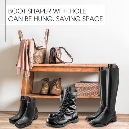 6 Packs Reusable Boot Shapers for Tall Boots Inserts Support for Women and Men to Keep Shape