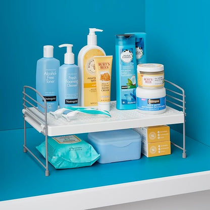 YouCopia Adjustable-Height UpSpace Shelf, Shelf Riser for Vertical Kitchen Cabinet and Pantry Organization
