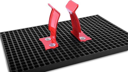 Jumbo Universal Clips 2 Pcs - Accessory for Organizer Genie Pegboards to Securely Organize Larger Size and Power Tools