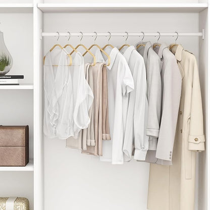 APRTAT Bamboo Hangers - 30 Pack, Slim & Durable Suit Hangers with 360-Degree Rotatable Hook, for Clothes, Jacket, Shirt, Tank Top, Pant (Natural)