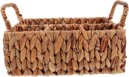 Rustic Woven Storage Basket Cutlery Storage Decor Fork Basket Desktop Cutlery Organizer