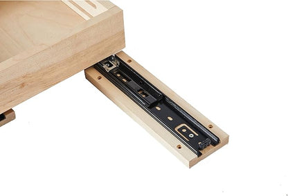 CabinetRTA Wood Pull Out Spice Rack Organizer for Cabinet – 12"(W) x 10"(D) x 4"(H) for Upper Kitchen Cabinets and Pantry Closet, for Spices, Sauces, Canned Food etc…