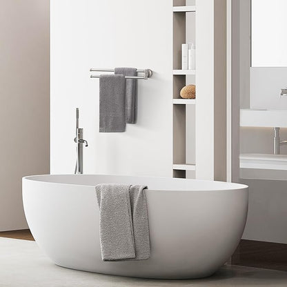 BGL Swivel Towel Bar for Bathroom Brushed Nickel,Swing Out Double Towel Bar 2-Arm Kitchen Wall Mounted Towel Hanger Holder for Bathroom Organizer