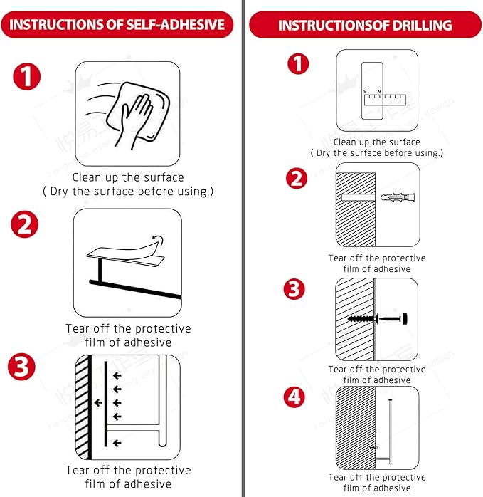 Paper Towel Holders,Paper Towels Rolls,Paper Bulk- Self-Adhesive Under Cabinet Wall Mount Countertop,Both Available in Adhesive and Screws,for Kitchen, Pantry, Sink, Bathroom，Stainless Steel-Black