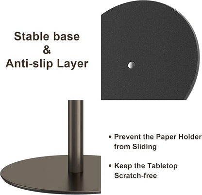 Oil-Rubbed Bronze Paper Towel Holder - Free-Standing Kitchen Roll Holder, Classic Fashion Roll Dispenser for Any Kitchen