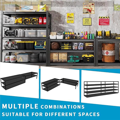 72" H Garage Storage Shelves 5-Tier,Garage Storage System Shelves Adjustable 2000LBS,Storage Shelving for Basement,Pantry,Kitchen,Warehouse, 72''H x 36''W x 16''D