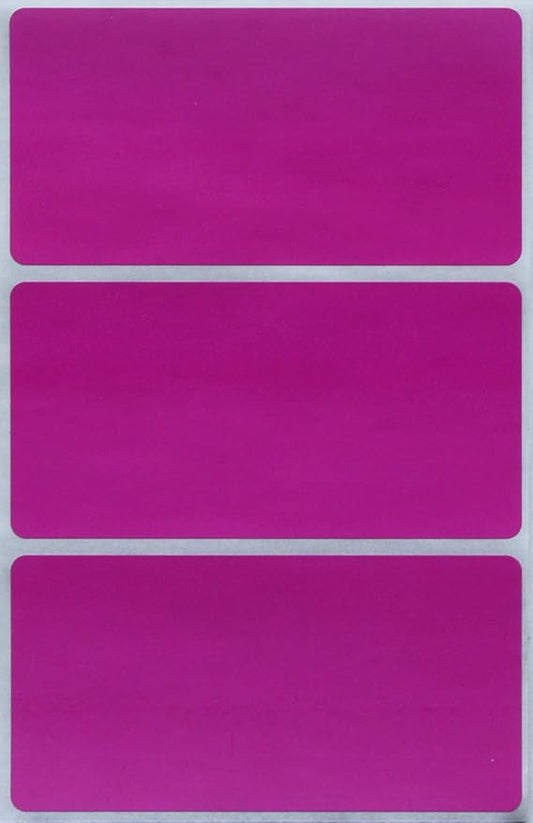 Royal Green Rectangular Stickers Color-Coding Labels for Organizing, Moving, and Storage Boxes 4" x 2" Stickers to Write On Name Tags, 300-Pack (Purple)