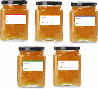 Hybsk Removable Freezer Labels Easy Peel Off - Frozen Food Storage Labels That Leave No Sticky Residue After Use (Type 3)