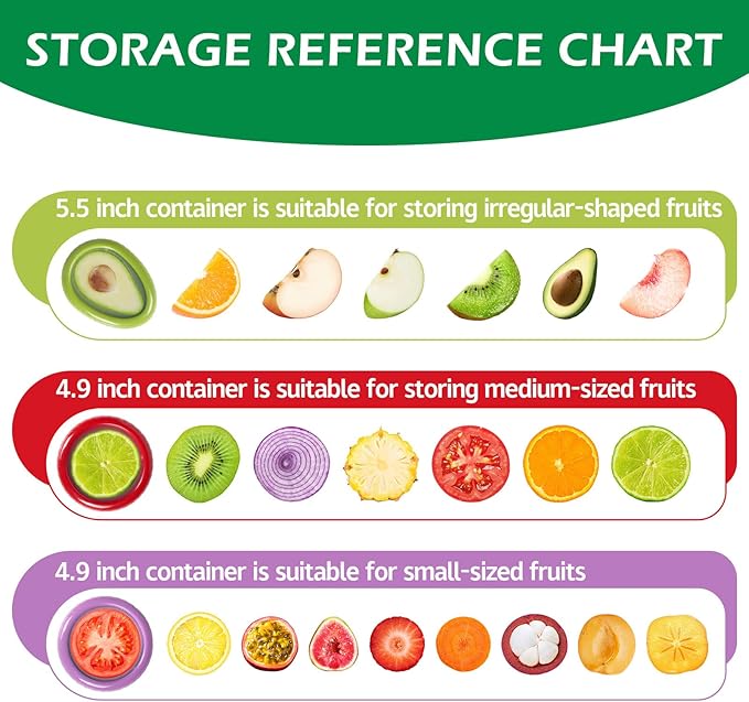 T-Raputa Avocado Saver and Onion Storage 4 Set - Reusable refrigerator fruit storage containers - is the storage Apples, Tomatoes, Tomato,Garlic for Ideal