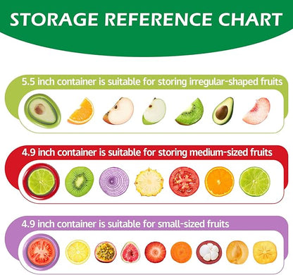 T-Raputa Avocado Saver and Onion Storage 4 Set - Reusable refrigerator fruit storage containers - is the storage Apples, Tomatoes, Tomato,Garlic for Ideal