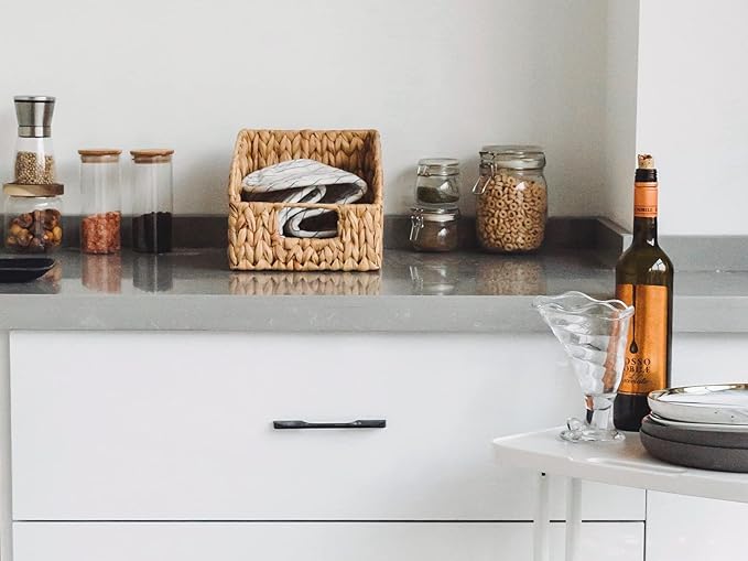 StorageWorks Wicker Baskets for Organizing in Kitchen and Bathroom