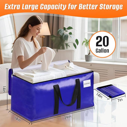 Moving Bags with Backpack Straps & Carry Handles (20 Gallons, Count, 10)