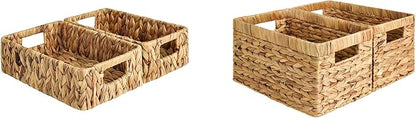 StorageWorks Wicker Baskets for Organizing in Kitchen and Bathroom