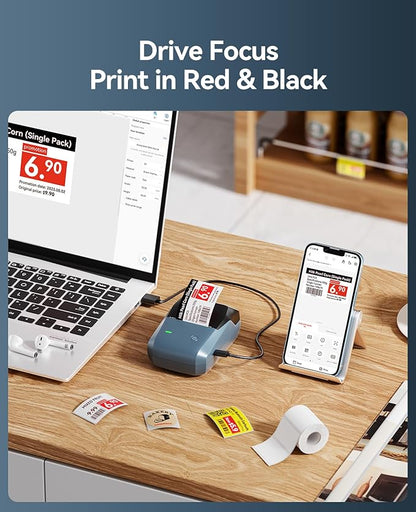 NIIMBOT B1 PRO Label Maker Machine with Tape (Printer+3 Tapes)