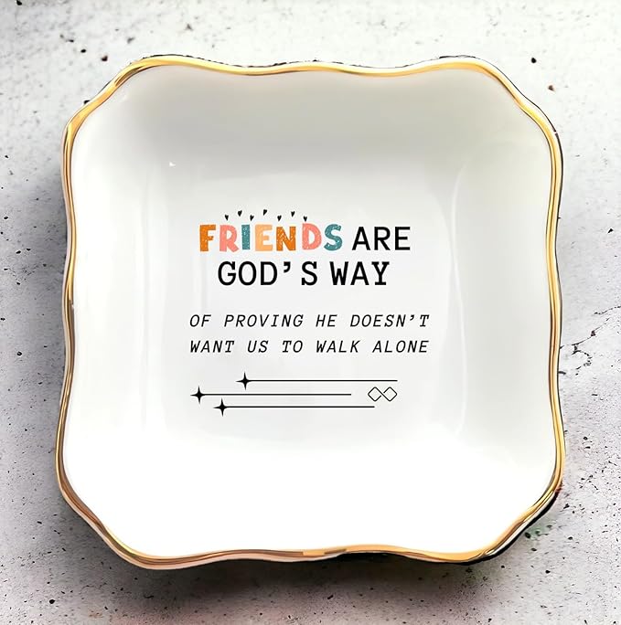 HatafaFurni Wedding Day Gift for Mom, Mother of Groom, Father of Groom, Sister and Sister in law, Aunt ; Ring Dish, Jewelry Dish on the Wedding, Birthday, Christmas (Friend Gifts)