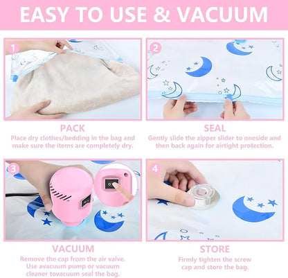Vacuum Pump for Storage Bags Electric Pump for Vacuum Storage Bags Space Saver Bag Portable Electric Pump