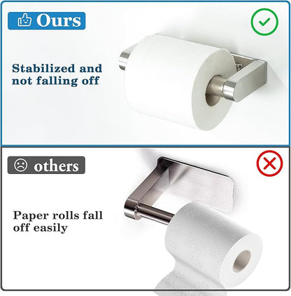 Alise Toilet Paper Holder,Spring Loaded Bathroom Toilet Paper Holder Wall Mount SUS304 Stainless Steel Tissue Holder Toilet Paper Roll Holder for Toilet,Washroom,RV,Brushed Nickel