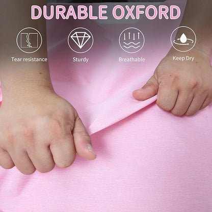 6" Gusseted Waterproof Garment Bag for Travel, 43" Tear Resistance Suit Bag for Men Travel for Suits, Tuxedos, Coats, Uniform. (pink, 42")