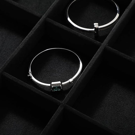 Jewelry Organizer For Drawer, Velvet Jewelry Trays,Premium Watch Tray,Luxury Bracelet Storage,Black Stackers Jewelry Organizer