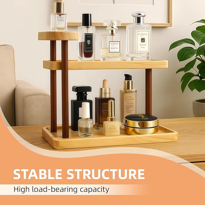 Piegricdiat Bathroom Countertop Organizer,Vanity Organizer and Storage for Cosmetic Skincare Perfume, Ideal Storage Solution for Perfumes, Cosmetics, Spices, Handmade Toys, Office Supplies.