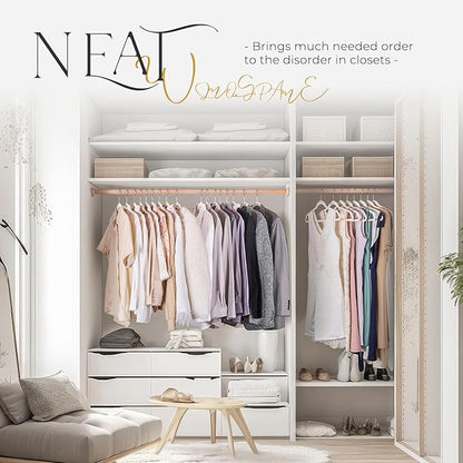 HOUSE DAY Premium Velvet Clothes Hangers Non-Slip Flocked Felt Hangers Heavy Duty Durable Coat and Suit Hanger, Vibrant Color Slim Lightweight Space Saving Hanger (20 Pack, Ivory)