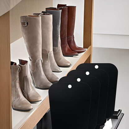4 Pack Boot Shapers Form Inserts Reusable Boot Trees for Long Boots, Boot Inserts to Keep Shape