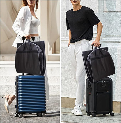 3 Pack 43" Garment Bag Suit Bag Garment Bags for Travel Duffle Bags for Hanging Clothes Storage Bag Carry on Garment Bag, Ideal for Wardrobes, Blazers, Dresses, Coats
