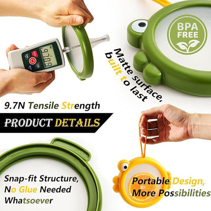 Erehere 4-Piece Airtight Food Storage Containers Set – Avocado Saver, Onion Keeper, Silicone Kitchen Organizers for Fridge, Reusable & Leak-Proof to Lock in Freshness