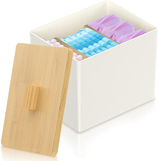 Feminine Care Product Organizer - Tampon Holder and Pad Case for Bathroom Accessories