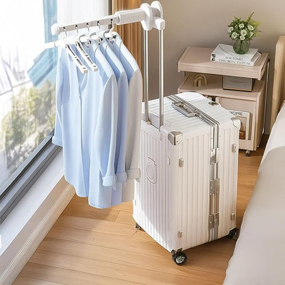 2 Pack Clothes Drying Rack for Travel Retractable Bar Laundry Hanger Portable Collapsible for Student Accommodation, Travel,Car,Suitcase (2)