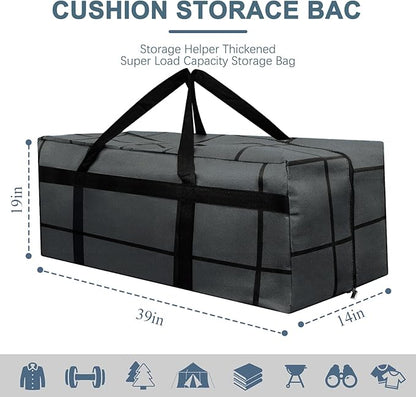 8Pack Extra Large Heavy Duty Moving Bags with Zippers & Reinforced Handles Heavy-Duty Storage Totes – Moving Boxes for Clothes, College Supplies, and Moving – Waterproof & Foldable (Extra Large)