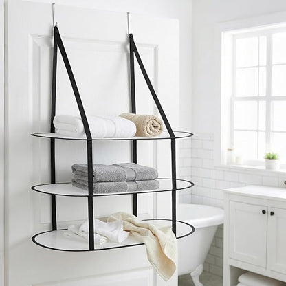 2Pcs 3 Tier Over The Door Folding Drying Rack with Excellent Load-Bearing,Large Sweater Drying Rack,Lay fold Flat Mesh Clothes Hanging Dryer for Quickly Dry Clothing,Sweater,and Room Organization