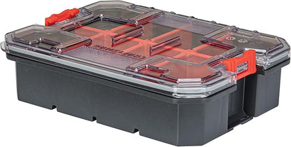 CRAFTSMAN VERSASTACK Storage Organizer, Small Parts Organizer, 8 Compartments, Lid Includes Secure Latch (CMST17827)