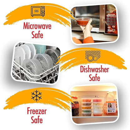QUIDDITY WARE Deli Containers with Lids Leakproof - 240 Pack BPA-Free Plastic Microwaveable Clear Food Storage Container Premium Heavy-Duty Quality, Freezer & Dishwasher Safe (8oz 240 Sets)