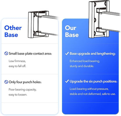 Clothes Drying Rack,Wall Mounted Space-Saver,Retractable,Collapsible, Strong Load-Bearing,ing Rack Clothing,Laundry Drying Rack（Windproof Ring, Three Pole）