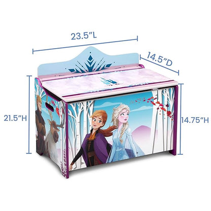 Delta Children Deluxe Toy Box, Disney Frozen II
