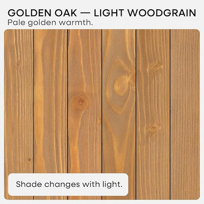 Homeforia 16 inch Golden Oak Floating Shelf, High End Solid Real Wood 16inch Small Floating Shelves for Wall Mounted, Oak Wooden 16in Floating Shelves, Heavy Duty Bracket, 16 X 6.5 X 1.75 in, Set of 3