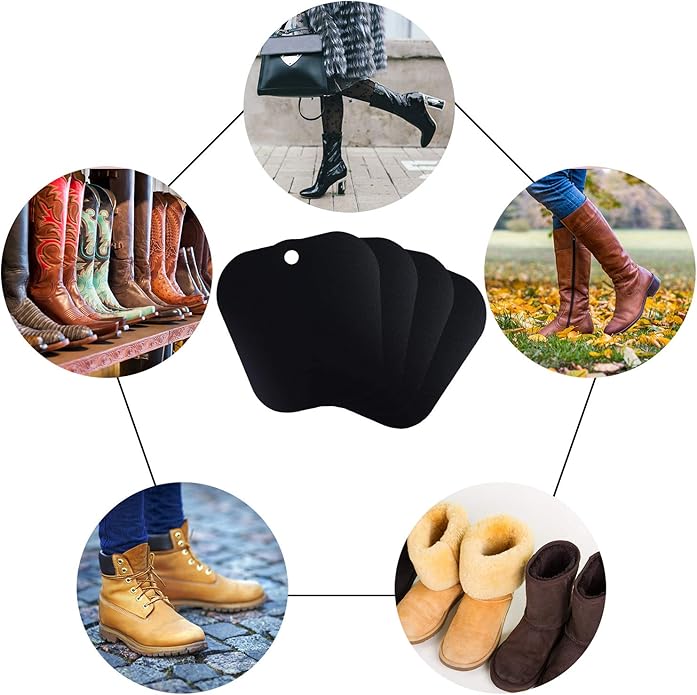 Ruisita 6 Pack (3 Pairs) Reusable Boots Tall Support Boot Shapers Form Inserts for Preventing Bending and Creasing