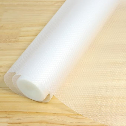 Shelf Liner for Kitchen Cabinets 16 Inch Wide X 20 Ft Non Adhesive Cabinet Drawer Liners Non Slip Waterproof Strong Grip Clear Closet Pantry Shelf Liner Cupboard Refrigerator Bathroom Drawer Mat