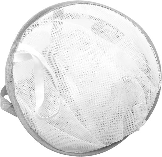 Large Foldable Mesh Clothes Drying Rack Grey Trim Hanging Dryer Net for T-Shirts and Sweaters Portable Laundry Drying Rack for Home and Travel