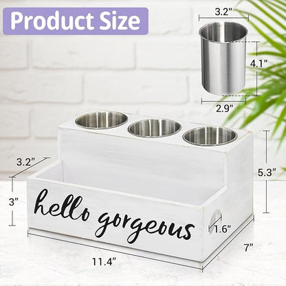 UNISTYLE Hair Dryer Holder Countertop Hair Tool Blow Dryer Holder, Hair Accessories Organizer for Bathroom Decor Supplies Storage and Vanity Caddy for Styling Accessories