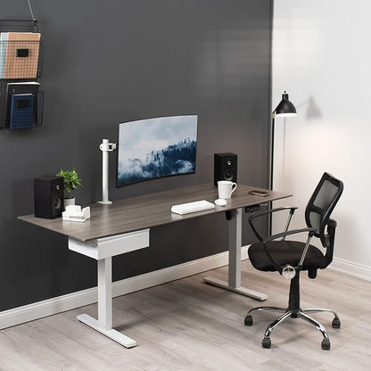 VIVO 16 inch Under Desk Slide Out Drawer without Shell, Home Office Storage Organizer, White, DESK-AC03A-W