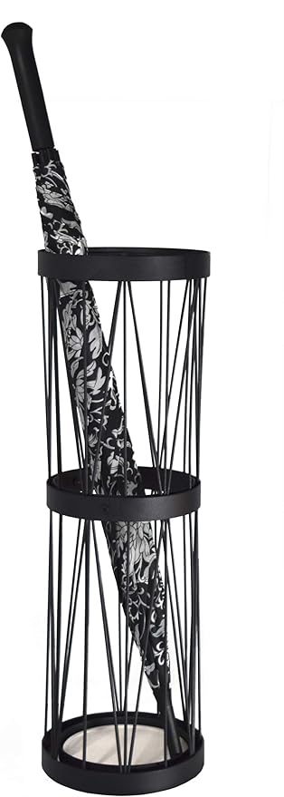 Mango Steam Pluvian™ Soakstone™ Umbrella Holder (Tall, Black)