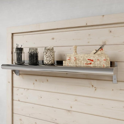 AmGood 6" X 30" Stainless Steel Wall Shelf | Metal Shelving | Garage, Laundry, Storage, Utility Room | Restaurant, Commercial Kitchen | NSF