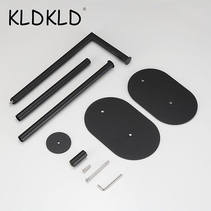 Black Toilet Paper Holder is Crafted from Premium Metal Material,ensuring it Remains Rust-Proof and Durable Over Years of use.