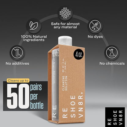 RESHOEVN8R Shoe Cleaner Kit and Sneaker Cleaner Sets - Cleaning Kit Solution for Sneakers, Mesh, Canvas, Suede, Knit, Leather