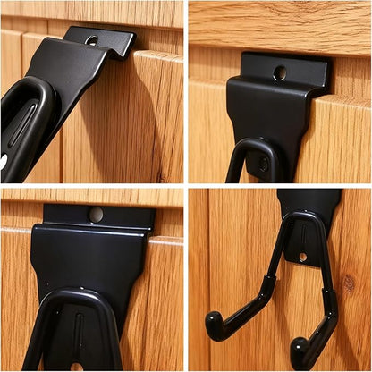 8 Pcs Slatwall Hooks, Heavy Duty Slat Wall Hangers Accessories for Garage and Retail Storage Organizers